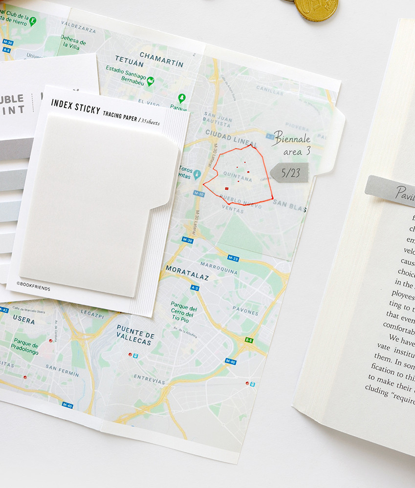 BOOKFRIENDS Translucent Index Sticky Notes - Memo Pads & Sticky Notes - View 1