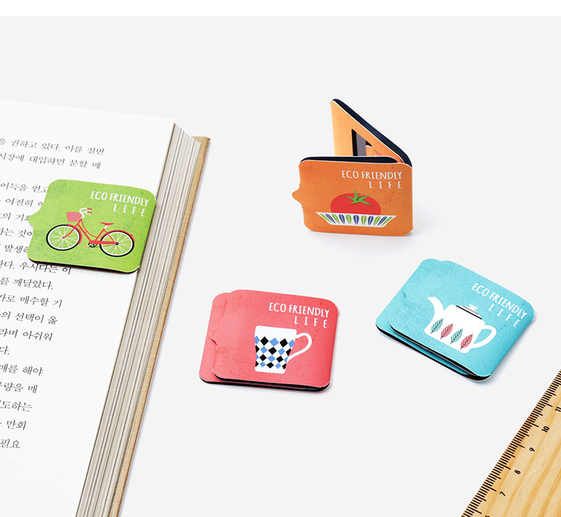 BOOKFRIENDS Sticky Magnetic Book Line Marker - Bookmarks - View 1