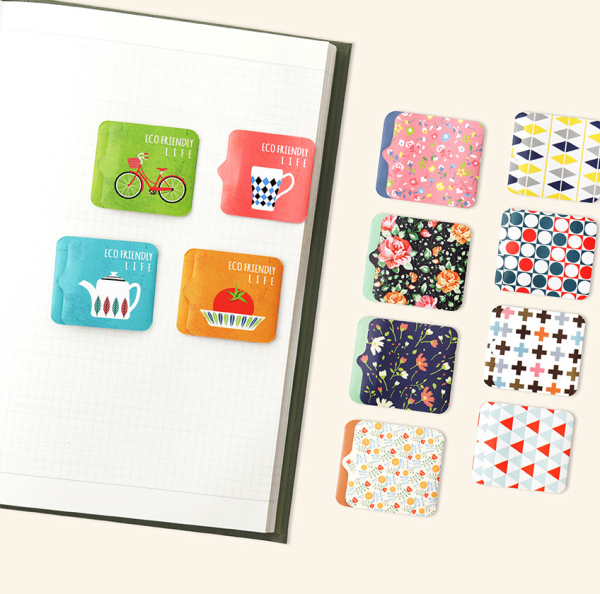 BOOKFRIENDS Sticky Magnetic Book Line Marker - Bookmarks