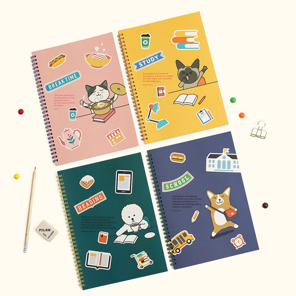 BOOKFRIENDS Reading Pet Practice Notebook - Office Supplies
