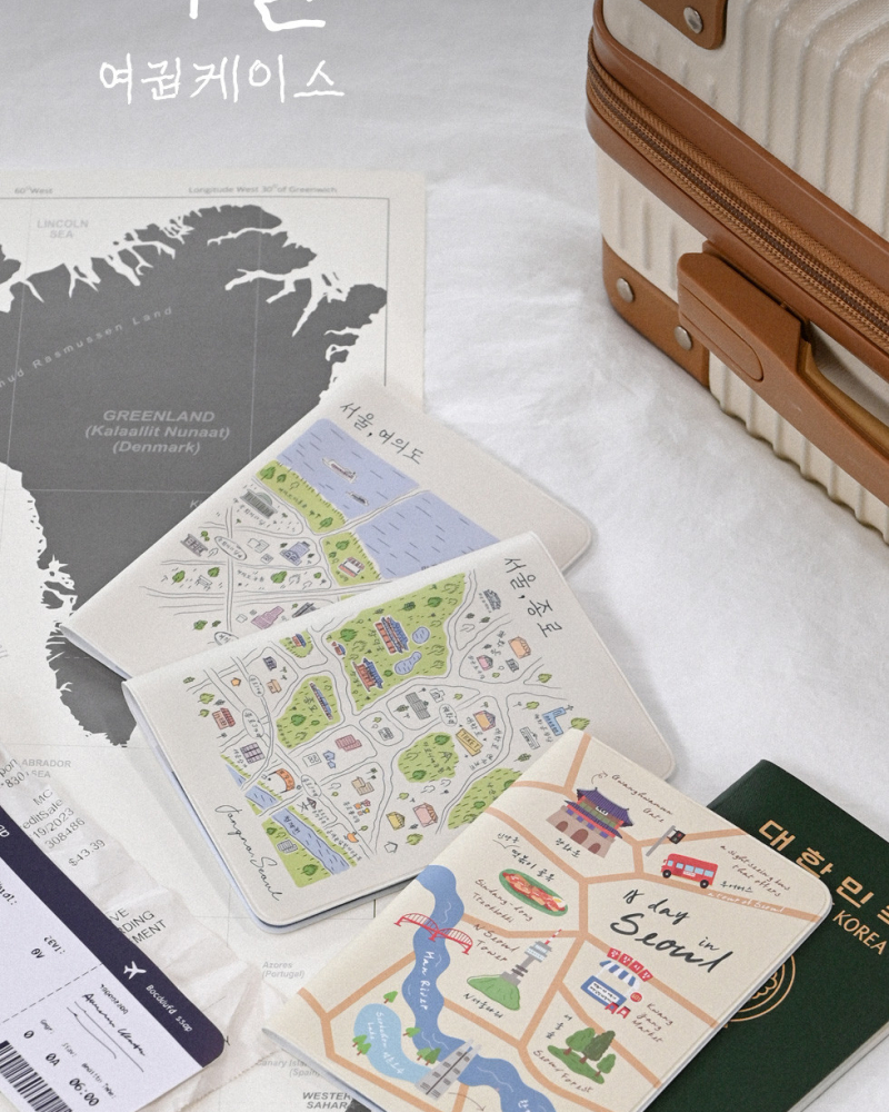 Alternative view of MONOLIKE Seoul Passport Case