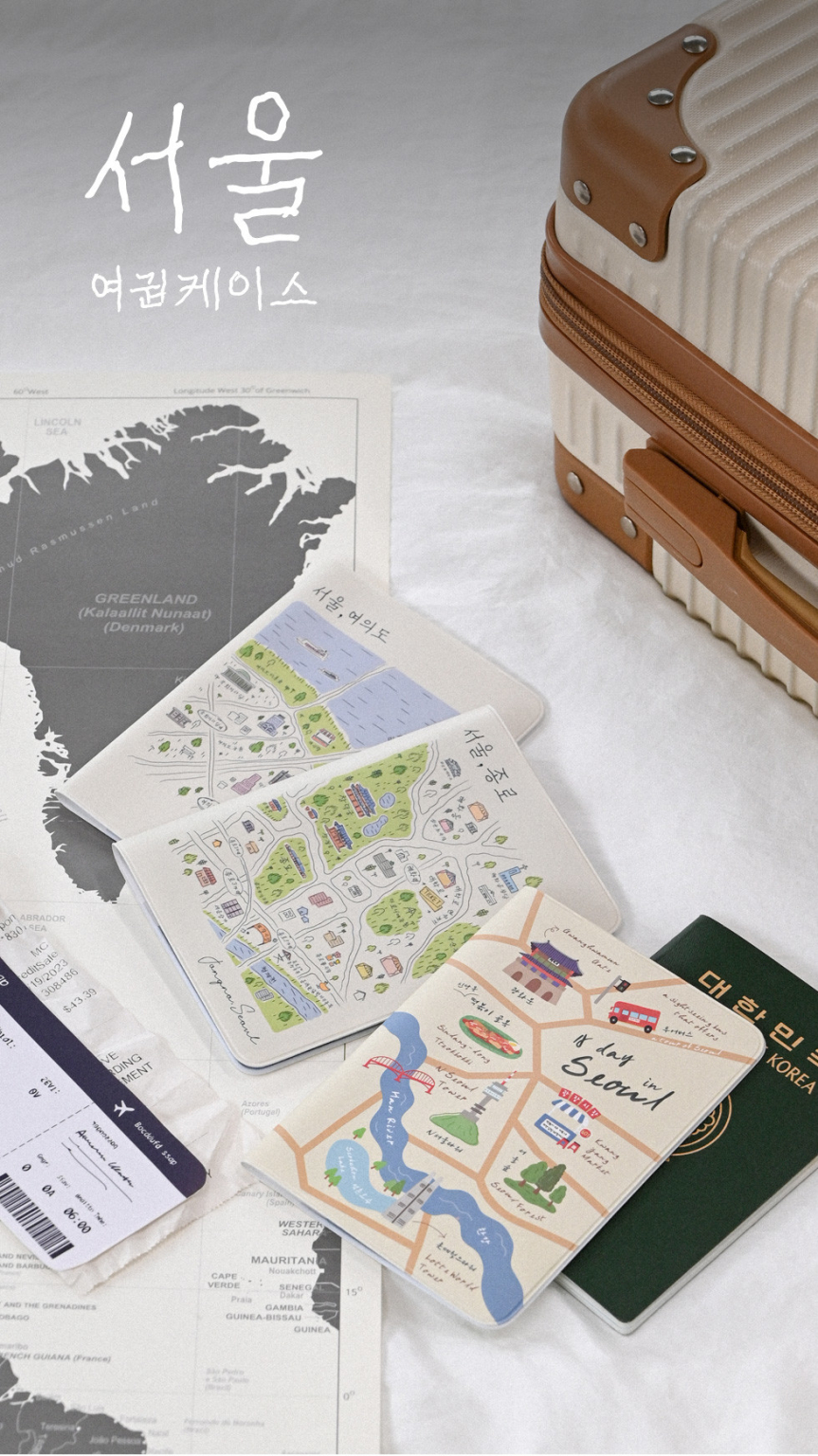 Alternative view of MONOLIKE Seoul Passport Case