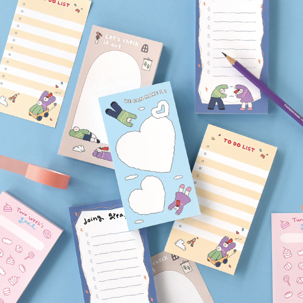 MONOLIKE Memo Pad Olly Molly Weekend - Memo Pads & Sticky Notes
