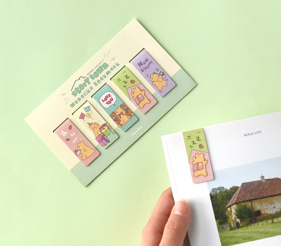 MONOLIKE Magnetic Bookmark – Story Town Momo Series.1 - Bookmarks - View 1