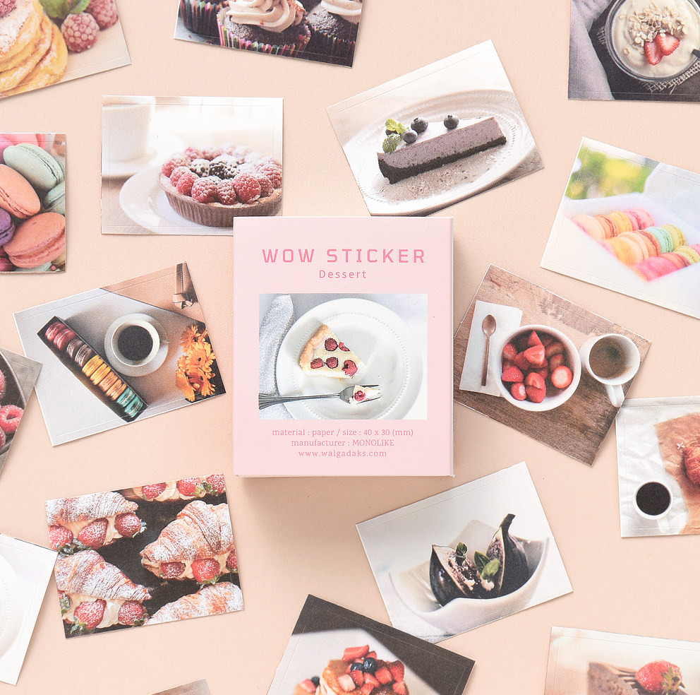 MONOLIKE Wow Sticker – Dessert - Office Supplies