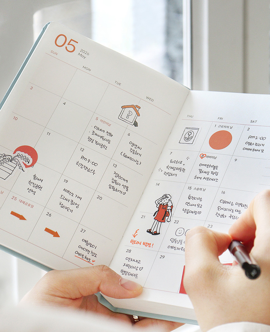 INDIGO 2026 Prism Leather B6 Daily Diary - Office Supplies - View 1