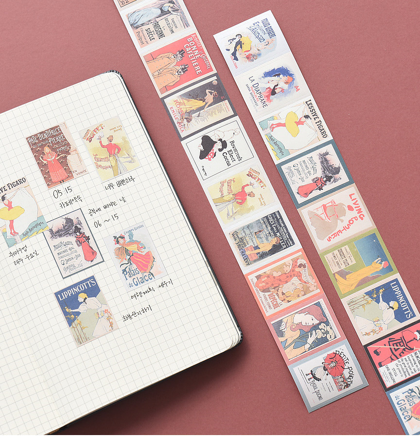 MONOLIKE Wow Sticker – Vintage Poster - Office Supplies - View 1