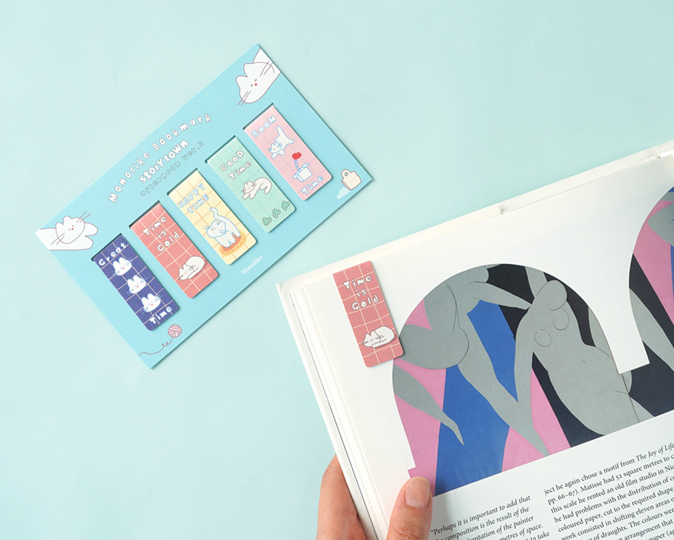 MONOLIKE Magnetic Bookmark – Storytown Afternoon Ver.2 - Bookmarks - View 1