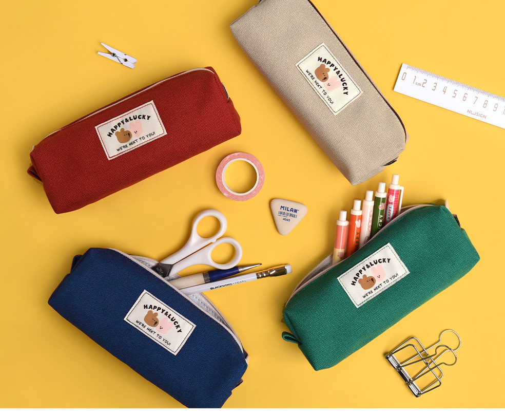 MONOLIKE Happy & Lucky Block Pencil Case - Bags & Wallets - View 1