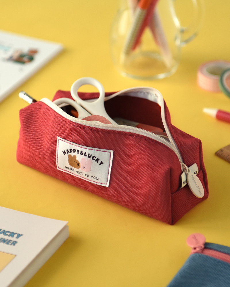 MONOLIKE Happy & Lucky Block Pencil Case - Bags & Wallets