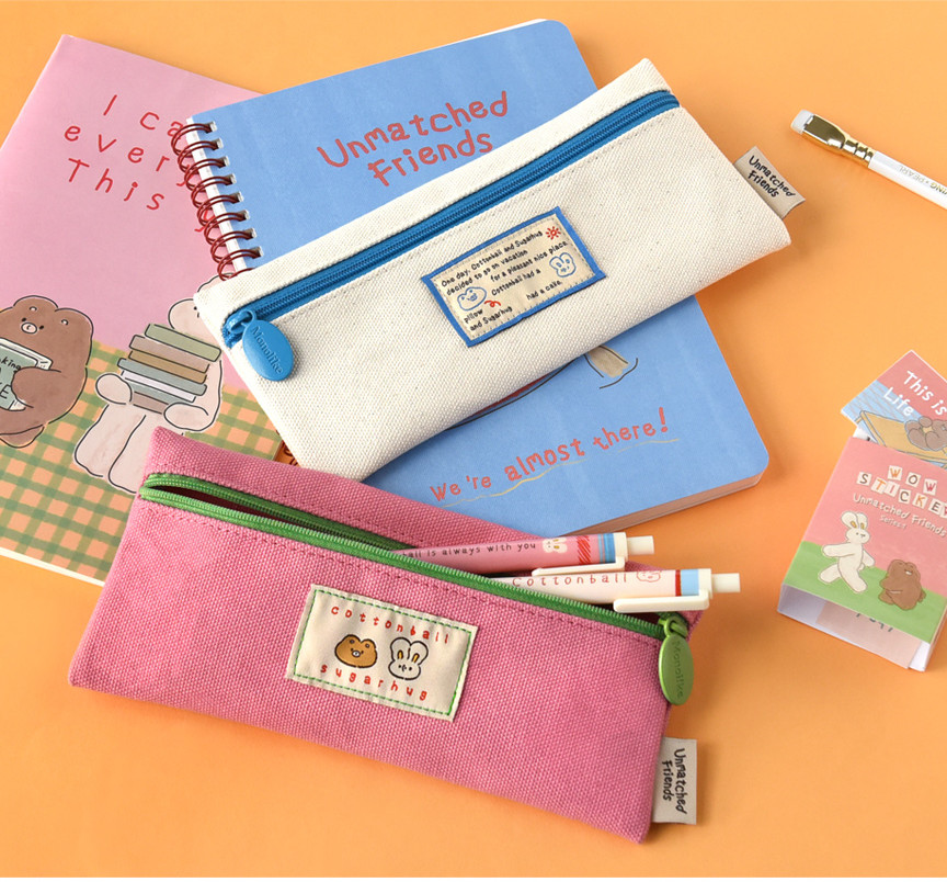 MONOLIKE Unmatched Friends Flat Pencil Case - Bags & Wallets - View 1