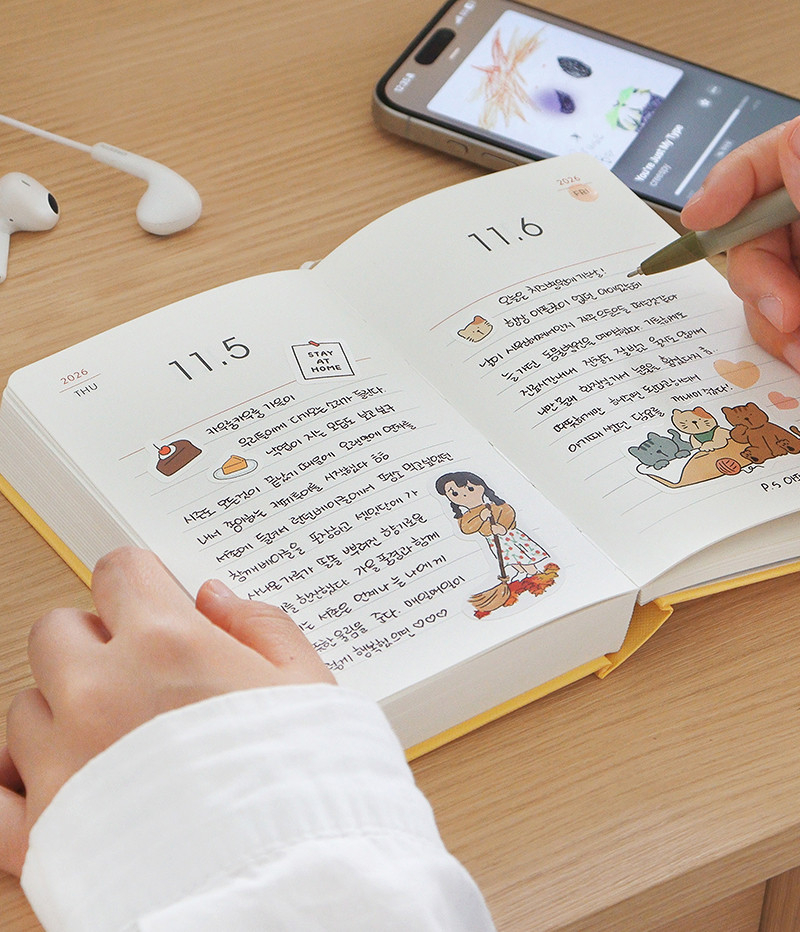 INDIGO 2026 Prism 365 Daily Diary - Office Supplies - View 1