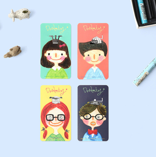 BOOKFRIENDS Bookmark Dreaming 4pcs Set - Bookmarks