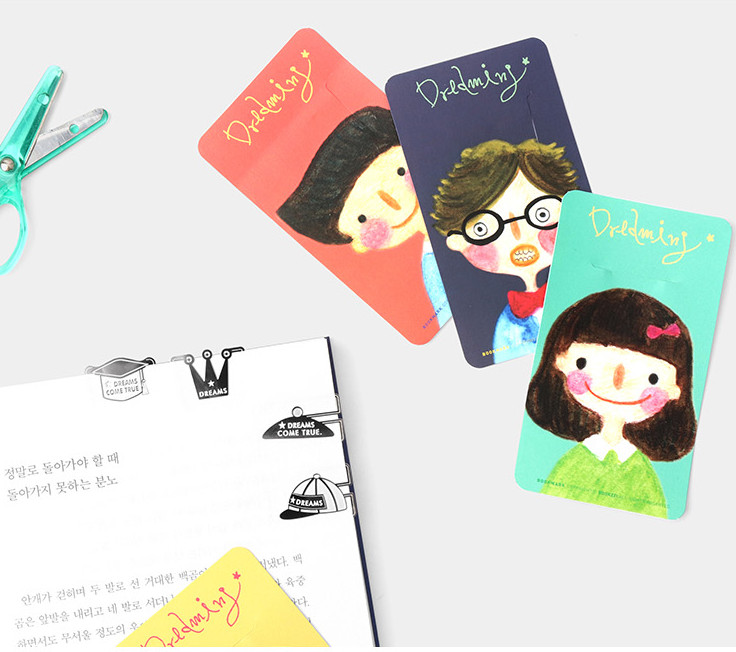 BOOKFRIENDS Bookmark Dreaming 4pcs Set - Bookmarks - View 1