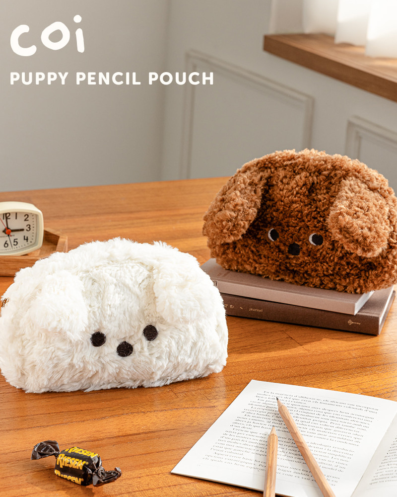 LIVEWORK Coi Puppy Pencil Pouch - Bags & Wallets