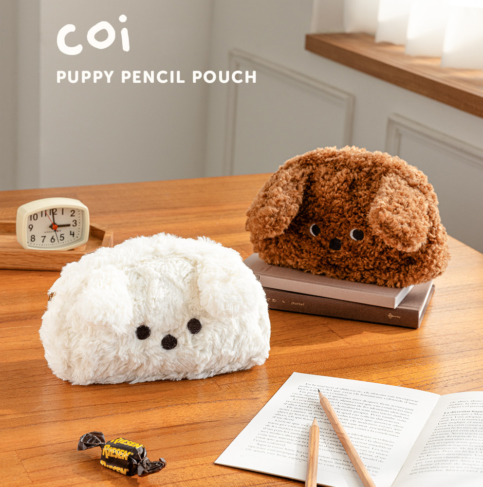 LIVEWORK Coi Puppy Pencil Pouch - Bags & Wallets