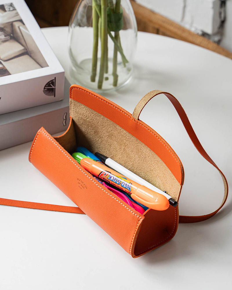 NRAW Vachetta Factory Triangle Pencil Pouch - Bags & Wallets - View 1