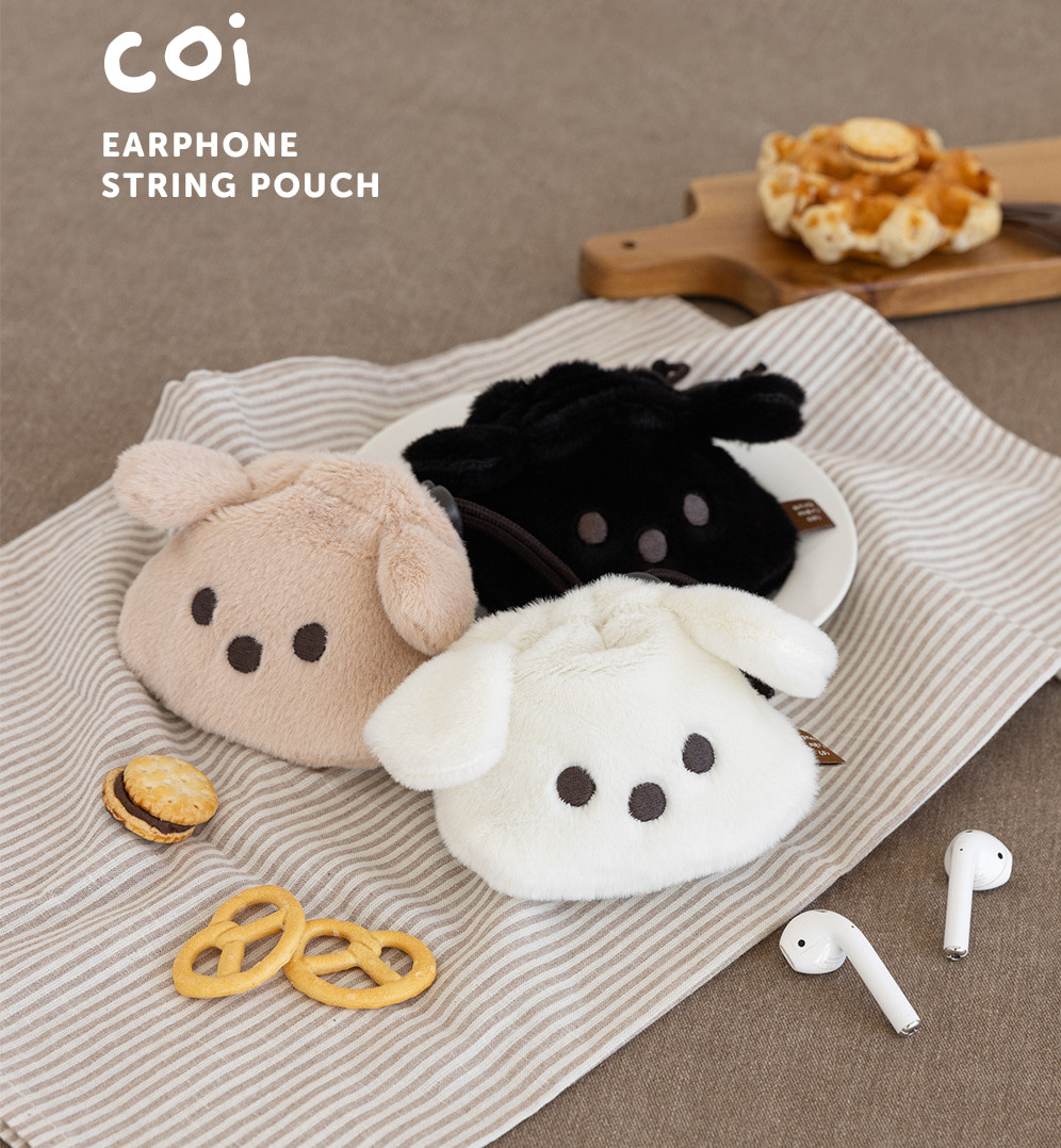 LIVEWORK Koi Earphone String Pouch - Bags & Wallets