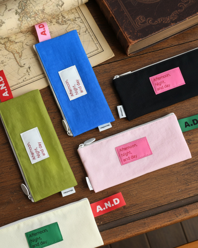 MONOLIKE Afternoon Night and Day Flat Pencil Case - Bags & Wallets