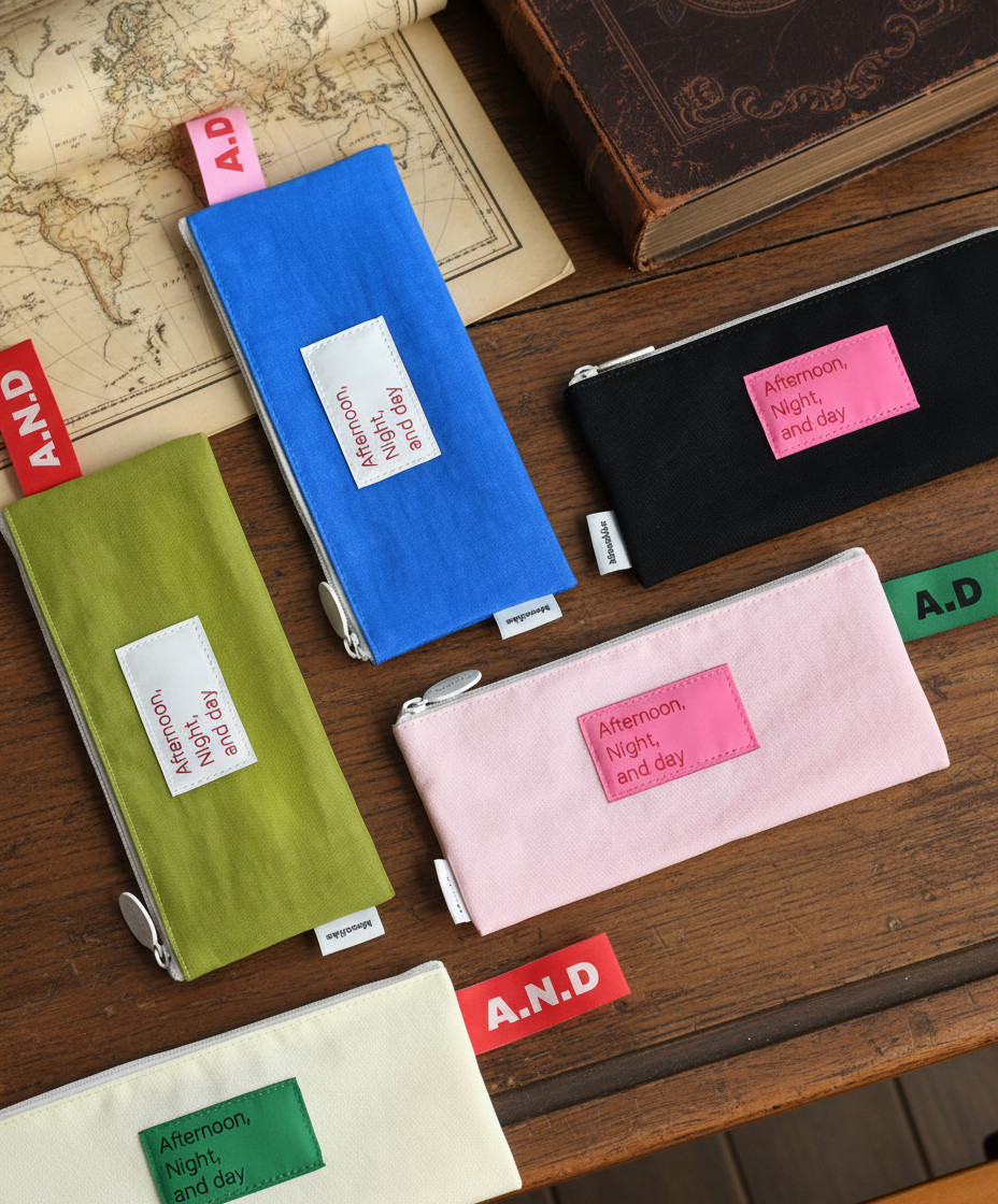 MONOLIKE Afternoon Night and Day Flat Pencil Case - Bags & Wallets