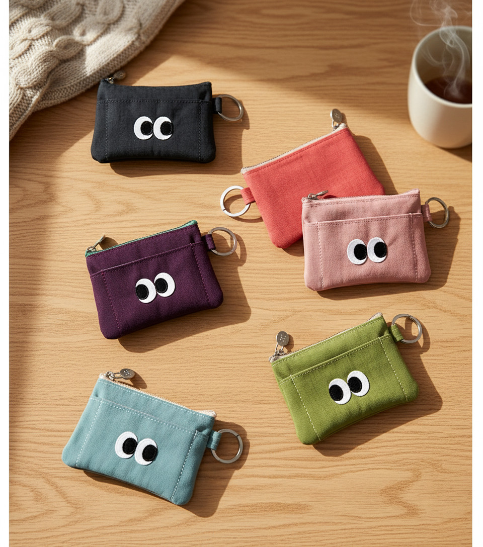 LIVEWORK Som Som Stitch Keyring Case ver.2 - Bags & Wallets