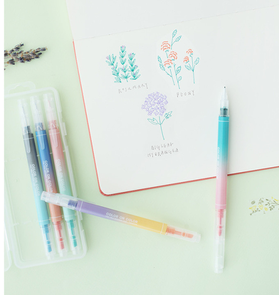 LIVEWORK Twin Plus Pen 10 color - Office Supplies