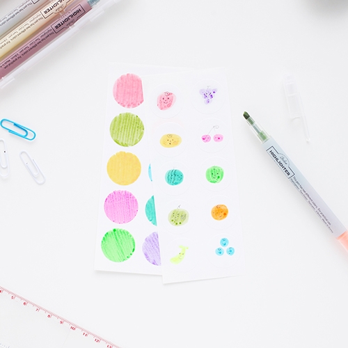 LIVEWORK Twin Highlighter – 10 Colors - Office Supplies - View 1