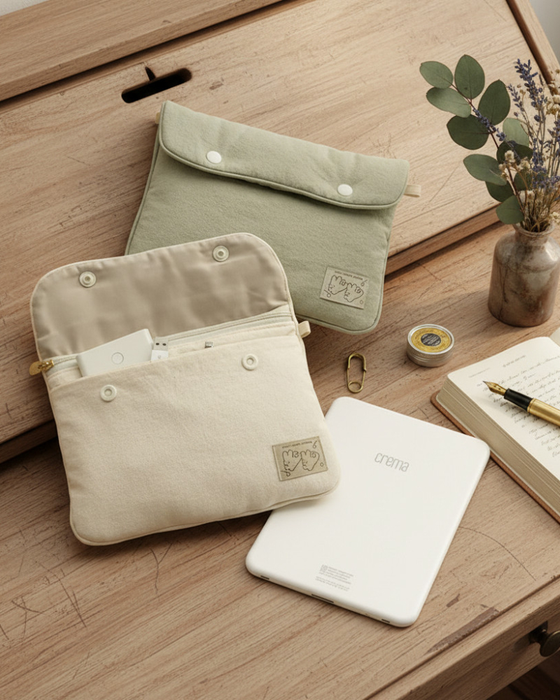 LIVEWORK Piyo Double Snap Pouch - Bags & Wallets