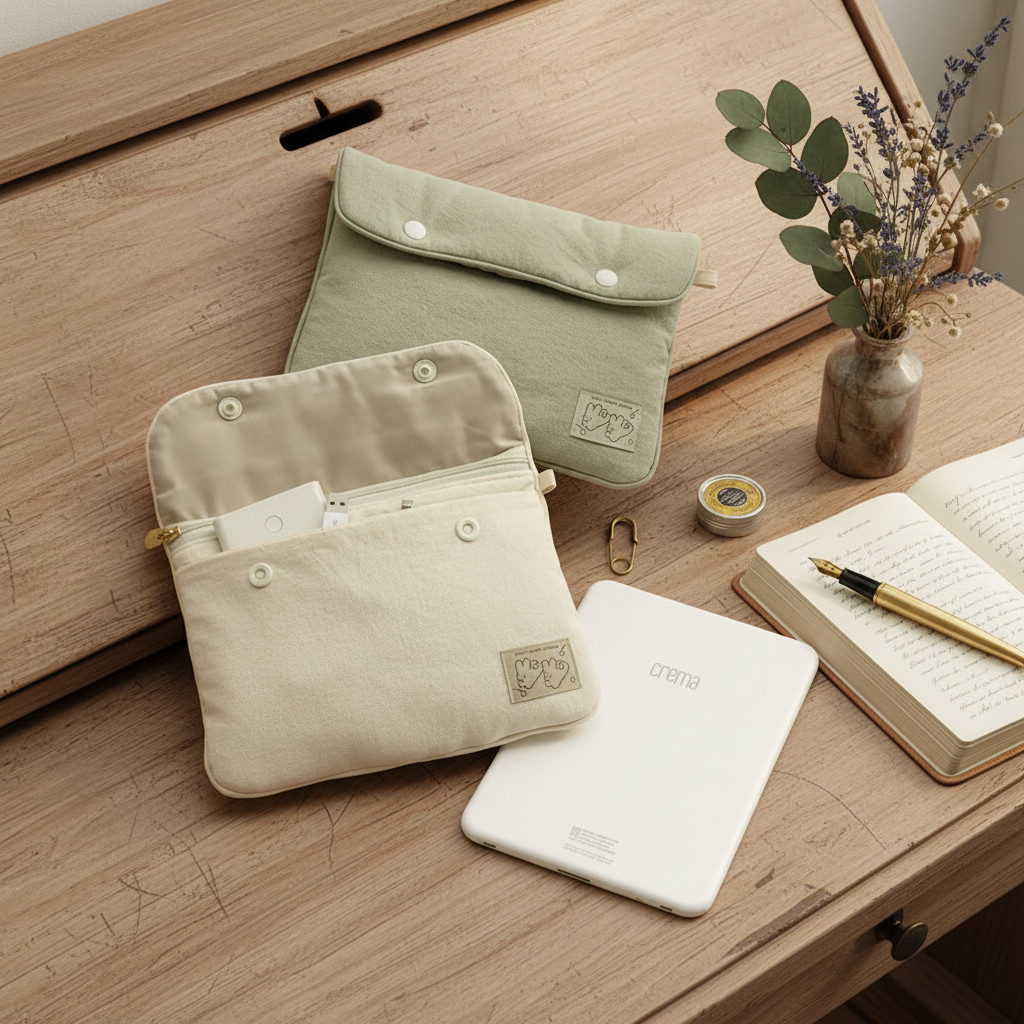 LIVEWORK Piyo Double Snap Pouch - Bags & Wallets