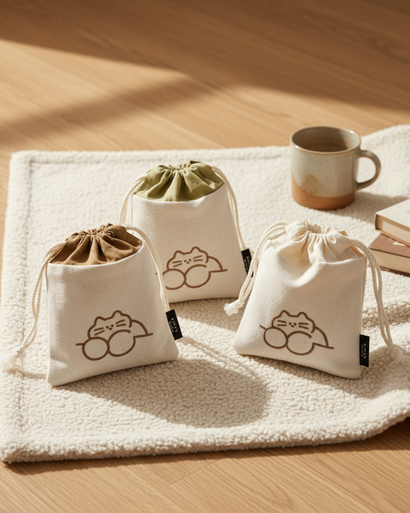 LIVEWORK Here There Cozy String Pouch - Bags & Wallets