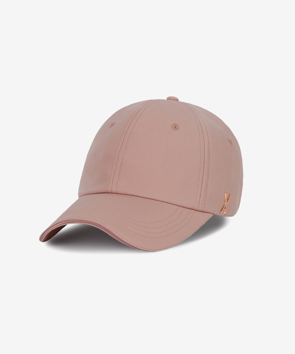 VARZAR Rose Gold Stud Over Fit Ball Cap - Fashion Accessories - View 1