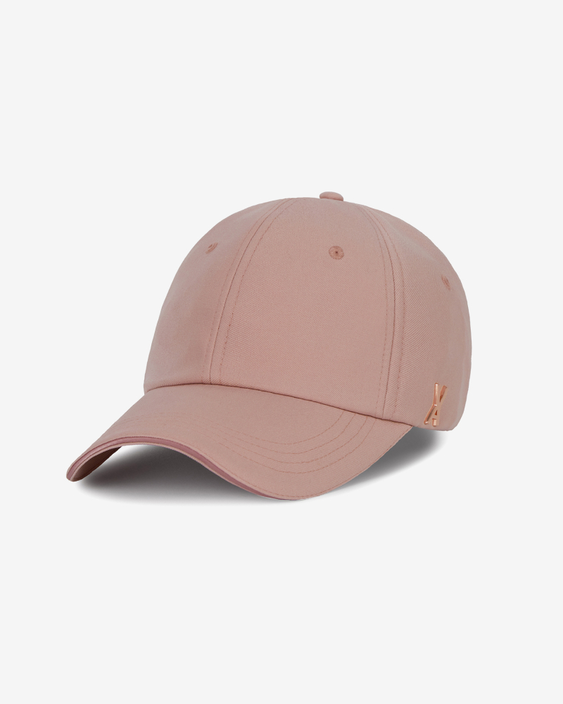 VARZAR Rose Gold Stud Over Fit Ball Cap - Fashion Accessories - View 1