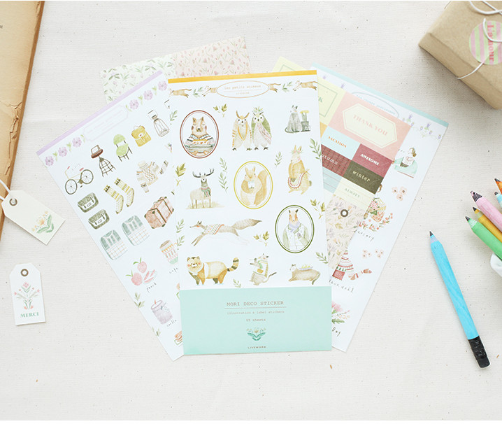 LIVEWORK Mori Deco Sticker - Office Supplies