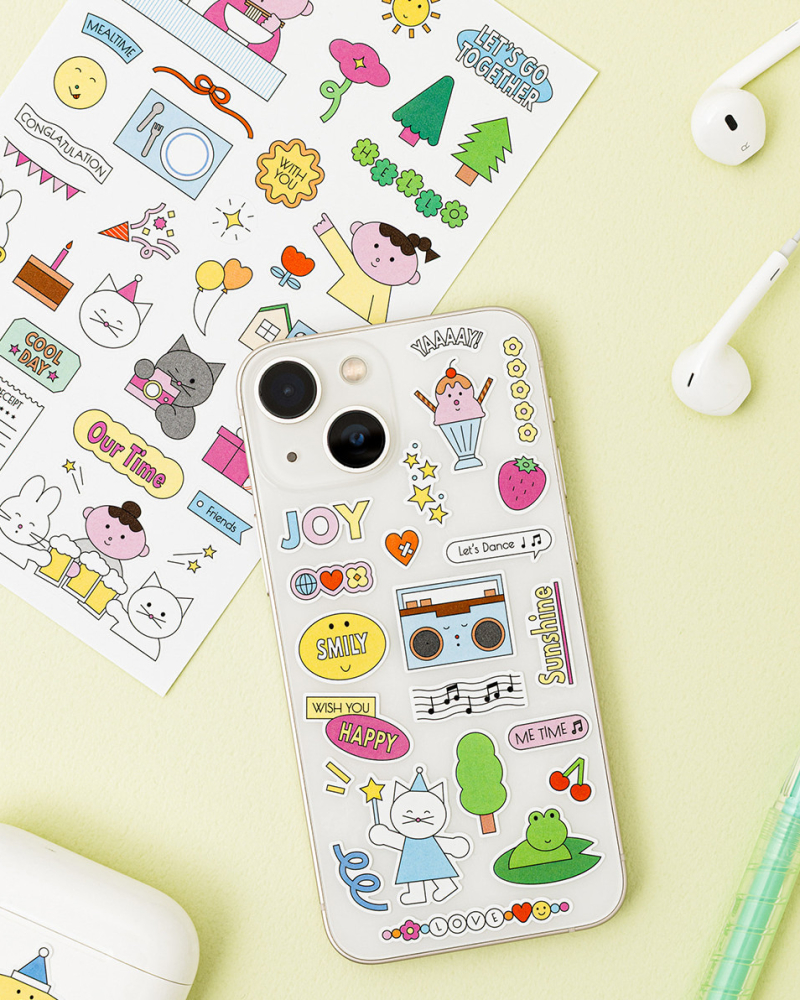 LIVEWORK Palette Daily Sticker Pack - Office Supplies