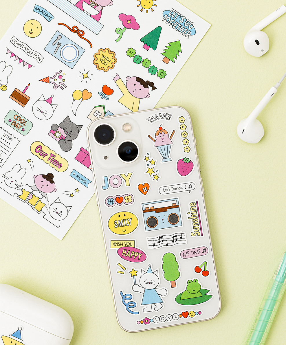 LIVEWORK Palette Daily Sticker Pack - Office Supplies