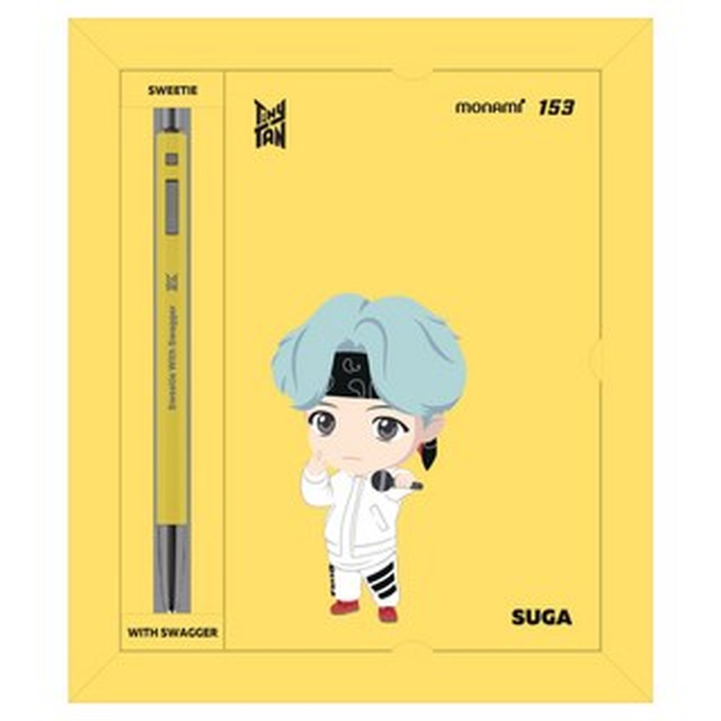 Monami TinyTAN 153 ID Notebook Set - Suga - Notebooks