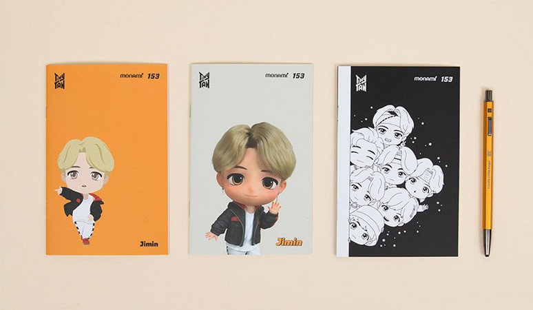 Monami TinyTAN 153 ID Notebook Set - Jimin - Notebooks - View 1