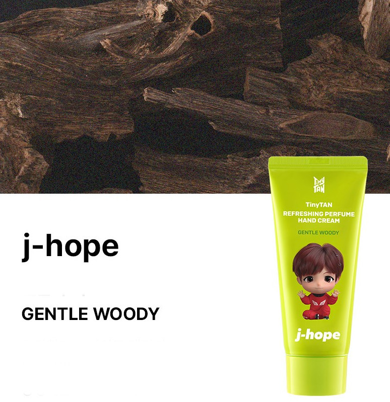 Monami TinyTAN Perfume Hand Cream – j-hope (Gentle Woody) - etc - View 1