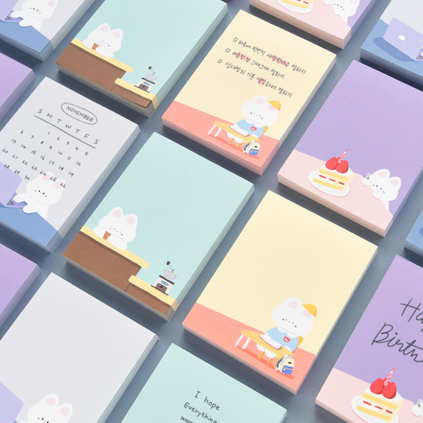 MONOLIKE Memo Pad – Cloudy’s Daily Life - Memo Pads & Sticky Notes