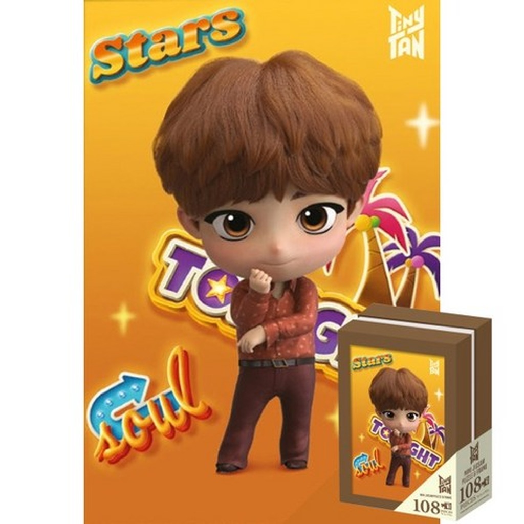 BTS TinyTAN Framed Jigsaw Puzzle 108pcs – Jin - etc