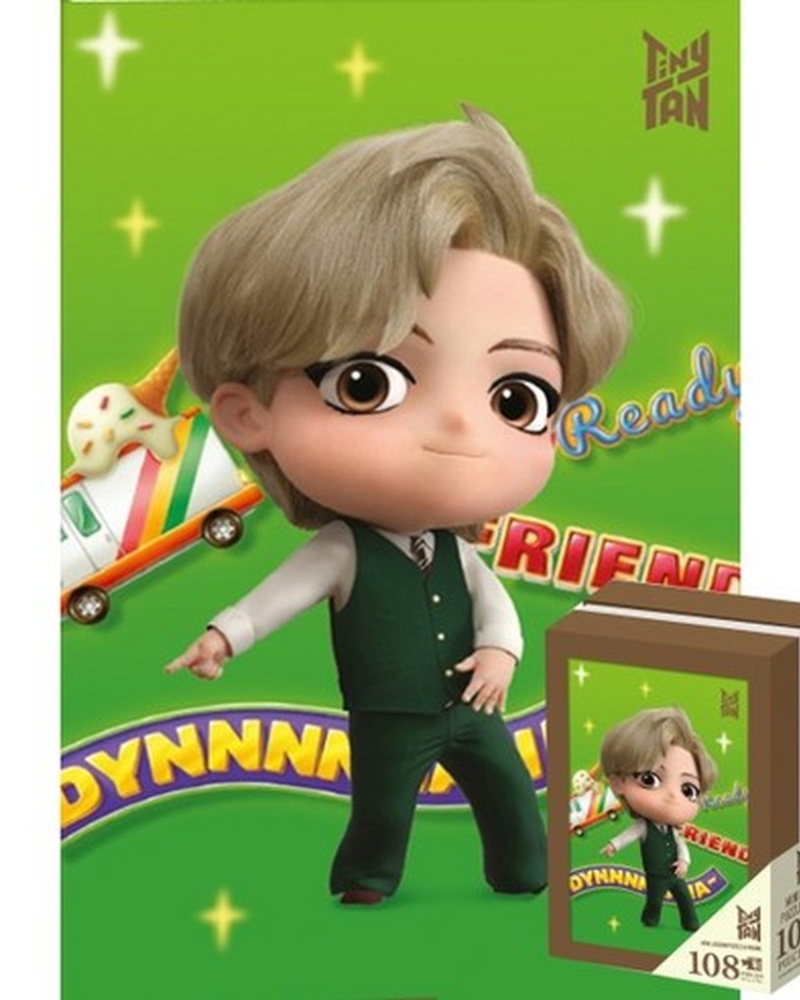 BTS TinyTAN Framed Jigsaw Puzzle 108pcs - V - etc