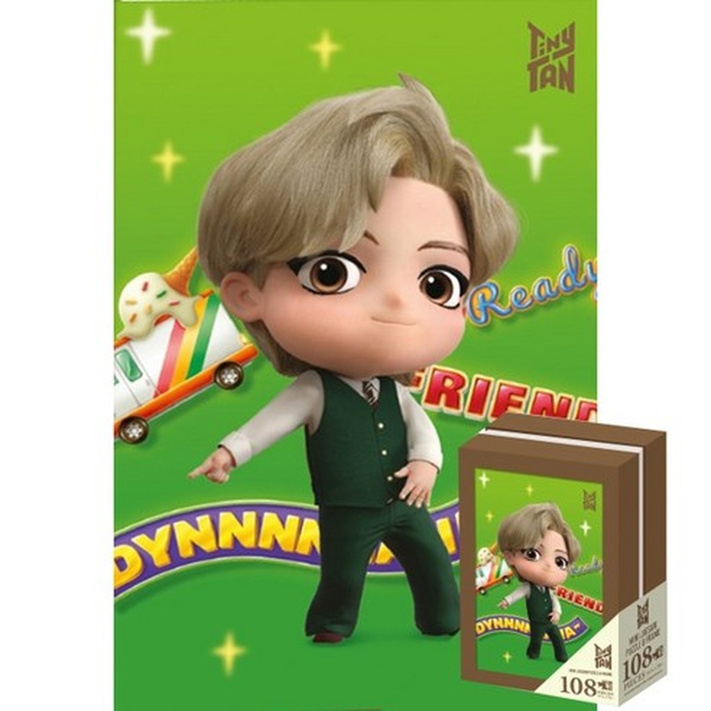 BTS TinyTAN Framed Jigsaw Puzzle 108pcs - V - etc