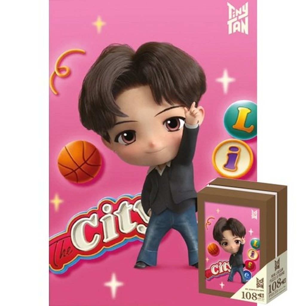 BTS TinyTAN Framed Jigsaw Puzzle 108pcs – Suga - etc