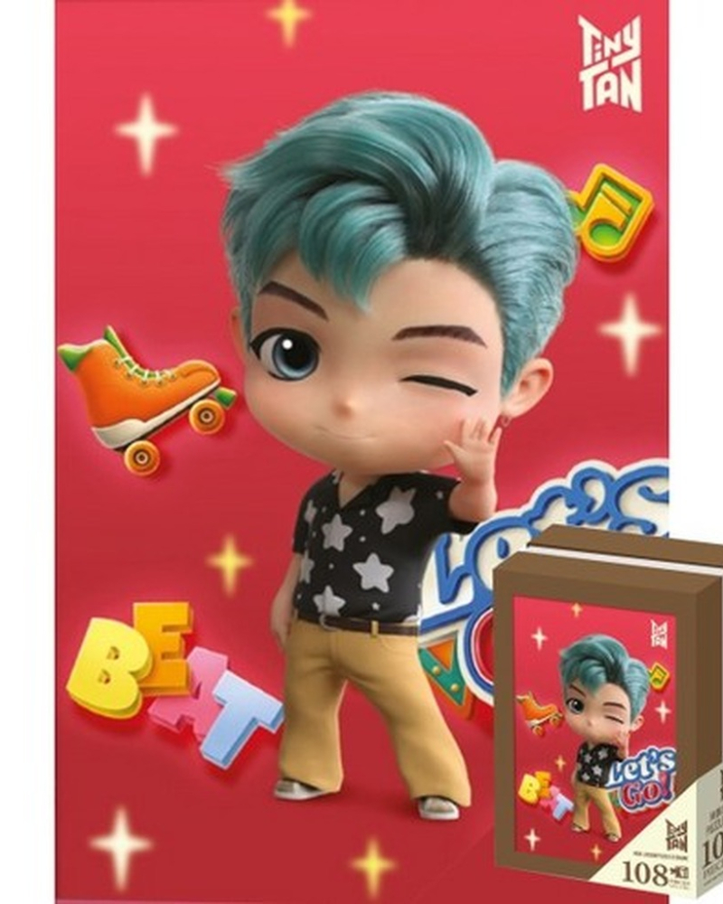 BTS TinyTAN Framed Jigsaw Puzzle 108pcs – RM - etc