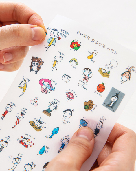 LIVEWORK Todac Todac Deco Sticker ver.7 - Office Supplies