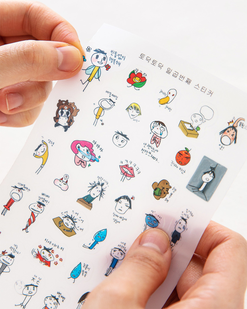LIVEWORK Todac Todac Deco Sticker ver.7 - Office Supplies