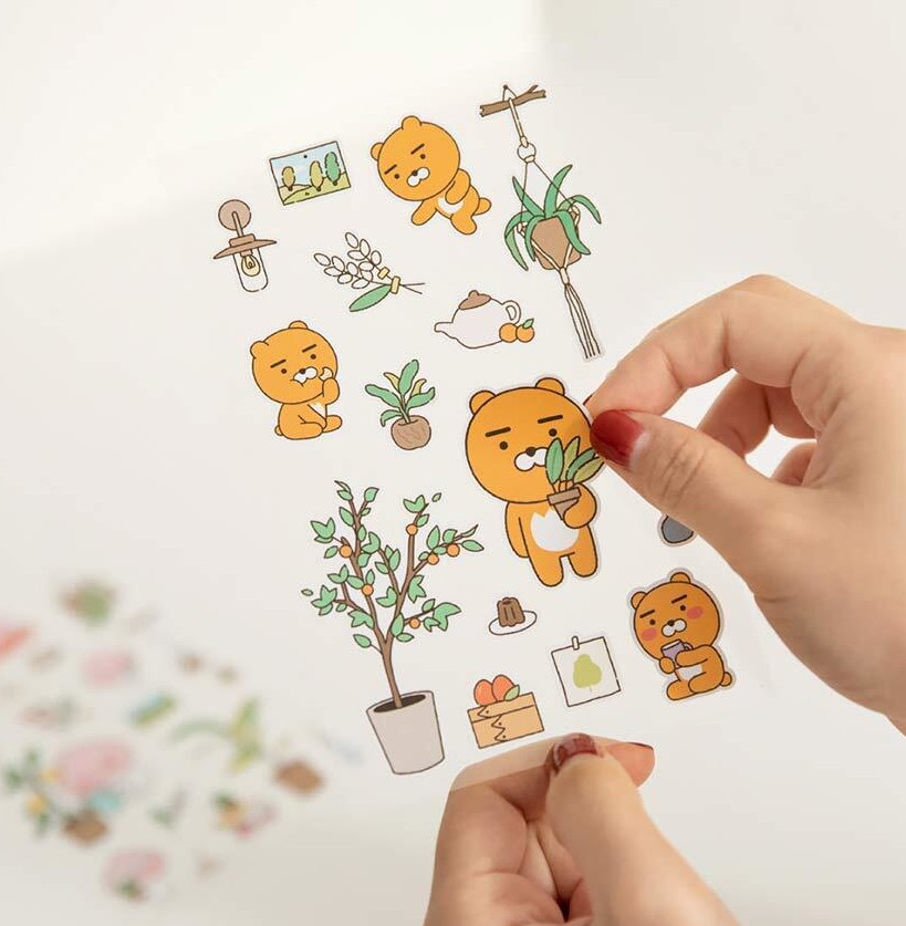 KAKAO FRIENDS Hello Today Removable Sticker Set - Office Supplies - View 1