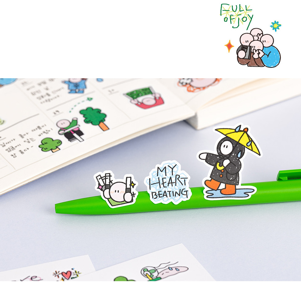 LIVEWORK Simplr Doodle Point Sticker Pack - Office Supplies