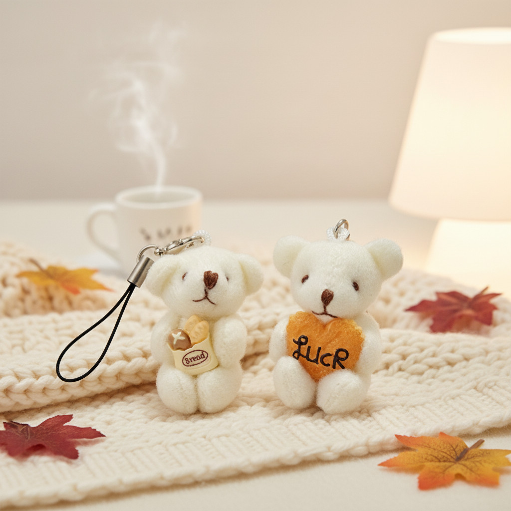 Hug Me Bear Mini Keyring