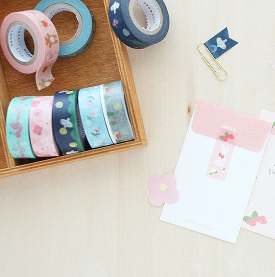LIVEWORK Piyo Paper Tape - Office Supplies